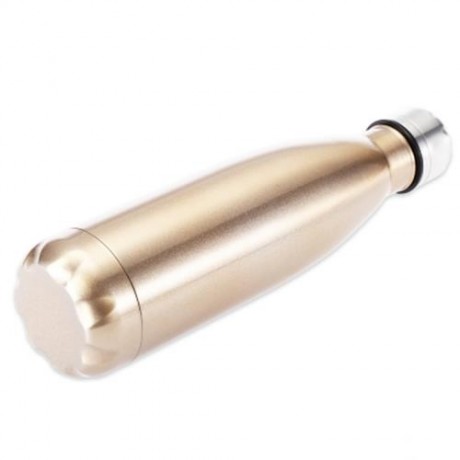 500ML COLA STYLE STAINLESS STEEL CHILDREN ADULTS WATER BOTTLE (GOLDEN)