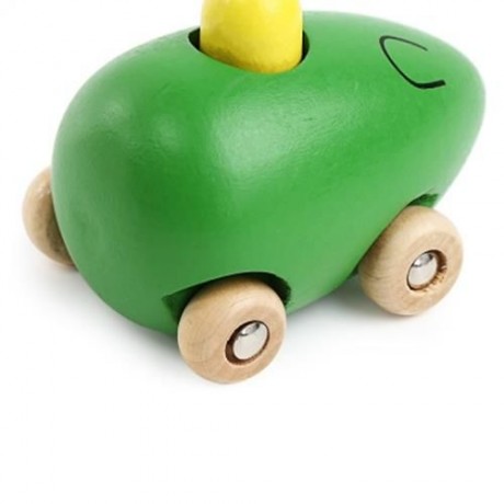 YOULEBI MUSIC MICE SQUEAKING WOODEN TOYS KIDS GADGET (GREEN)