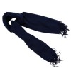 STYLISH PURE COLOR TASSEL DESIGN LADIES WARM SCARF (CADETBLUE)