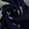 AUTUMN WINTER STYLISH DUAL USE STAR DESIGN LADIES SCARF (PURPLISH BLUE)