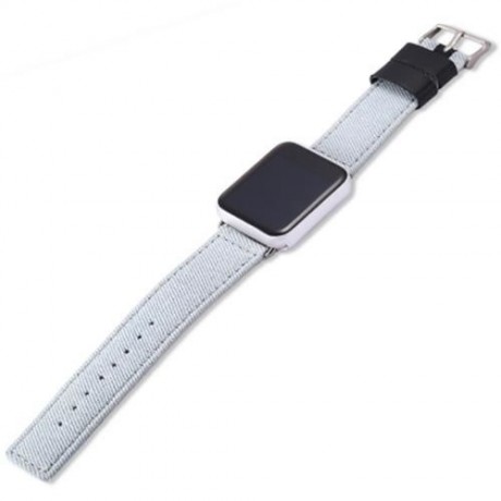 LEATHER STRAP REPLACEMENT BAND FOR IWATCH SERIES 1 / 2 (LIGHT BLUE)