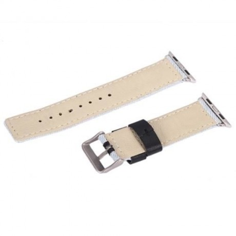 LEATHER STRAP REPLACEMENT BAND FOR IWATCH SERIES 1 / 2 (LIGHT BLUE)