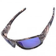 FISHING CAMOUFLAGE FRAME POLARIZED SUNGLASSES EYEGLASSESÂ  (BLUE)