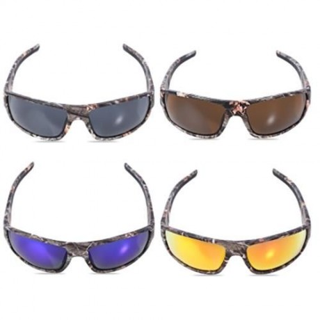 FISHING CAMOUFLAGE FRAME POLARIZED SUNGLASSES EYEGLASSESÂ  (BLUE)