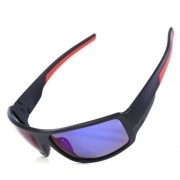 OUTDOOR CYCLING POLARIZED GLASSES HIKING SUNGLASSES GOGGLES (BLUE)