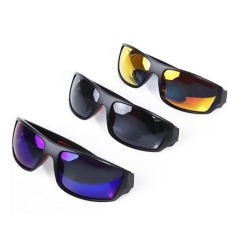 OUTDOOR CYCLING POLARIZED GLASSES HIKING SUNGLASSES GOGGLES (BLUE)