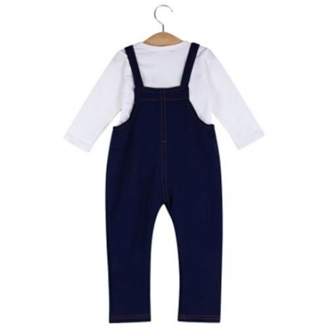 BABIES CASUAL COTTON BLEND T-SHIRT TWINSET (WHITE)