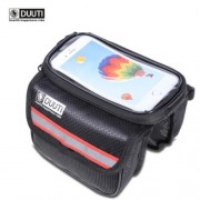 DUUTI WATER RESISTANT BICYCLE PHONE SCREEN FRONT TUBE BAG (RED)