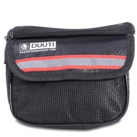DUUTI WATER RESISTANT BICYCLE PHONE SCREEN FRONT TUBE BAG (RED)