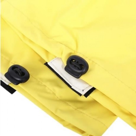 PAIRED OUTDOOR WATER RESISTANT LEG SNOW GAITERS (YELLOW)