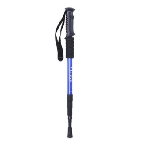 CLEYE 4 JOINT ANTI-SHOCK STRAIGHT SHANK ALPENSTOCK (BLUE)