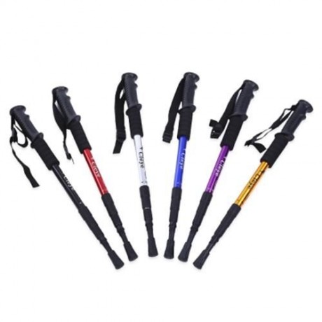 CLEYE 4 JOINT ANTI-SHOCK STRAIGHT SHANK ALPENSTOCK (BLUE)