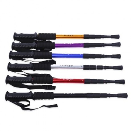 CLEYE 4 JOINT ANTI-SHOCK STRAIGHT SHANK ALPENSTOCK (GOLDEN)