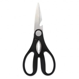 MULTI-PURPOSE STAINLESS STEEL SCISSOR KITCHEN ACCESSORY (BLACK)