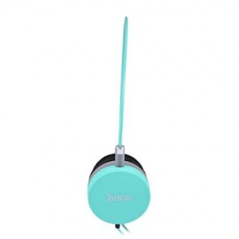 HOCO W3 COLORFUL STEREO WIRED 3.5MM HEADSET HEADPHONES (BLUE)
