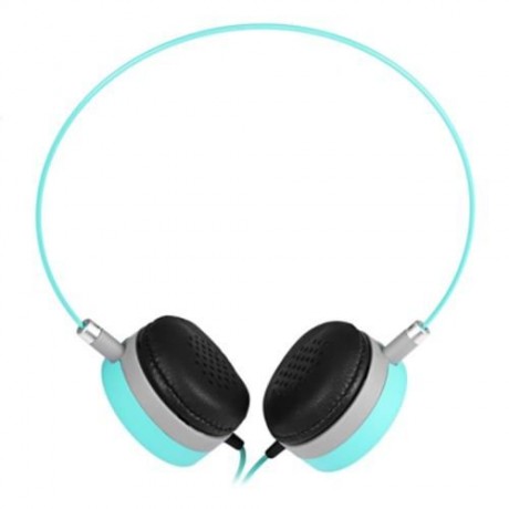 HOCO W3 COLORFUL STEREO WIRED 3.5MM HEADSET HEADPHONES (BLUE)