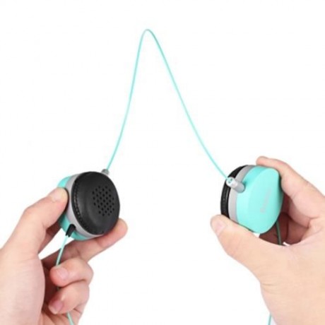 HOCO W3 COLORFUL STEREO WIRED 3.5MM HEADSET HEADPHONES (BLUE)