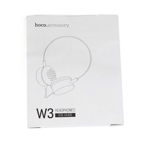 HOCO W3 COLORFUL STEREO WIRED 3.5MM HEADSET HEADPHONES (BLUE)