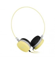 HOCO W3 COLORFUL STEREO WIRED 3.5MM HEADSET HEADPHONES (YELLOW)