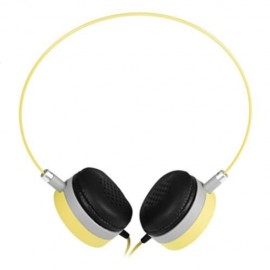 HOCO W3 COLORFUL STEREO WIRED 3.5MM HEADSET HEADPHONES (YELLOW)