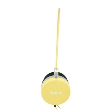 HOCO W3 COLORFUL STEREO WIRED 3.5MM HEADSET HEADPHONES (YELLOW)