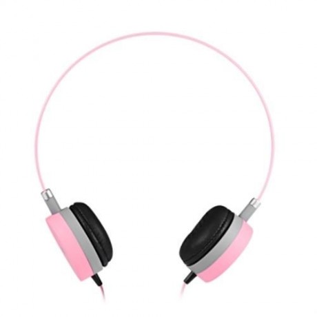 HOCO W3 COLORFUL STEREO WIRED 3.5MM HEADSET HEADPHONES (PINK)