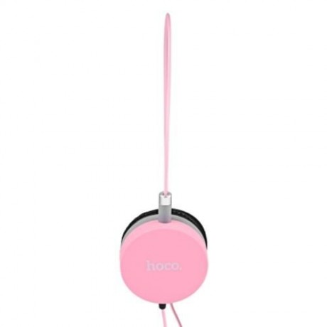 HOCO W3 COLORFUL STEREO WIRED 3.5MM HEADSET HEADPHONES (PINK)
