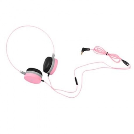 HOCO W3 COLORFUL STEREO WIRED 3.5MM HEADSET HEADPHONES (PINK)
