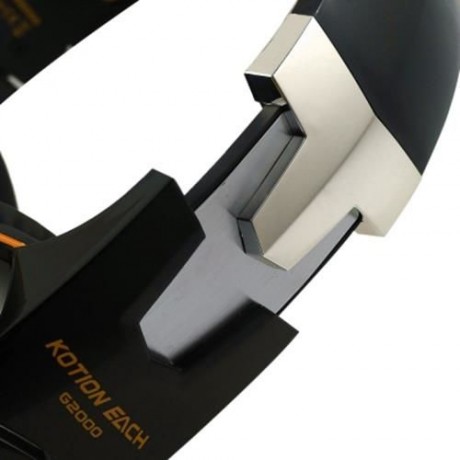 EACH G2000 GAMING HEADSET WITH HIDDEN MIC FOR COMPUTERS GAME (ORANGE)