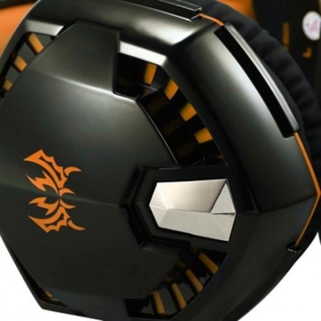 EACH G2000 GAMING HEADSET WITH HIDDEN MIC FOR COMPUTERS GAME (ORANGE)
