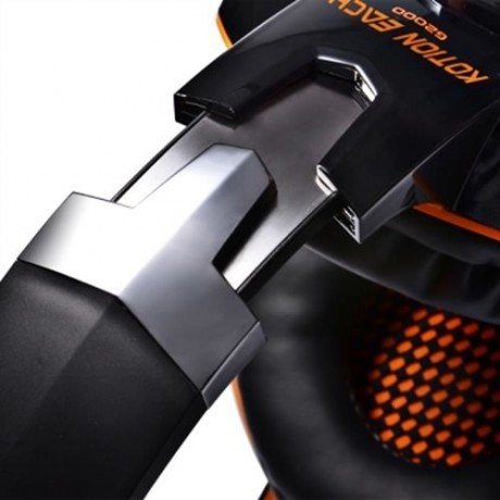 EACH G2000 GAMING HEADSET WITH HIDDEN MIC FOR COMPUTERS GAME (ORANGE)