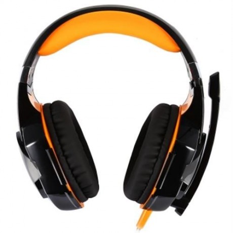 EACH G2000 GAMING HEADSET WITH HIDDEN MIC FOR COMPUTERS GAME (ORANGE)