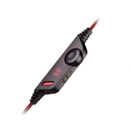 EACH G2100 GAMING HEADSET WITH VIBRATION FUNCTION HIDDEN MIC FOR COMPUTERS GAME (RED)