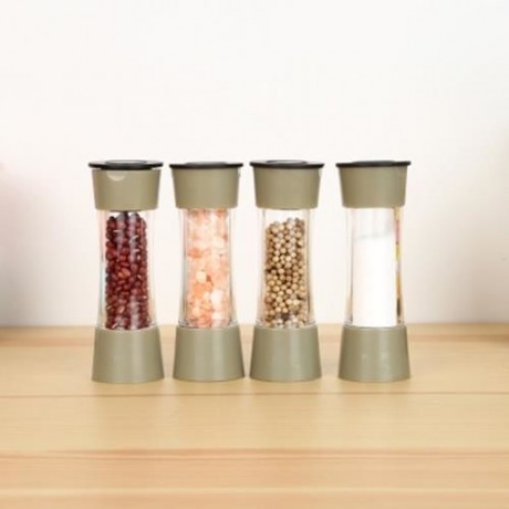 8PCS PLASTIC ROTARY SAUCE SPICE SEASONING BOTTLE BOX (COLORMIX)