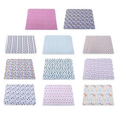 JUST TO YOU WATER RESISTANT CARTOON CHANGING PAD FOR BABIES (COLORMIX)