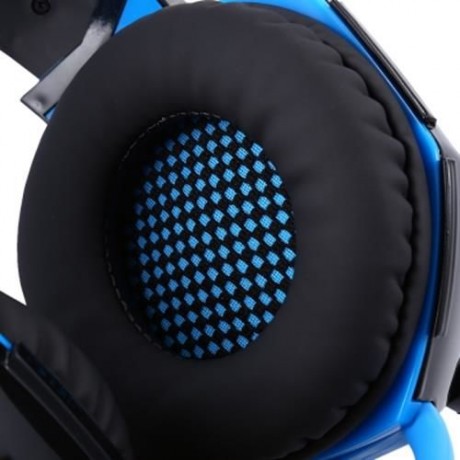 EACH G2000 GAMING HEADSET WITH HIDDEN MIC FOR COMPUTERS GAME (BLUE)