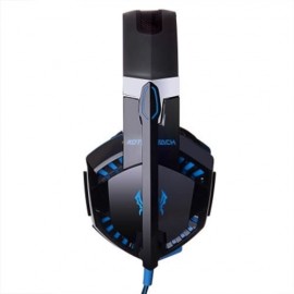 EACH G2000 GAMING HEADSET WITH HIDDEN MIC FOR COMPUTERS GAME (BLUE)