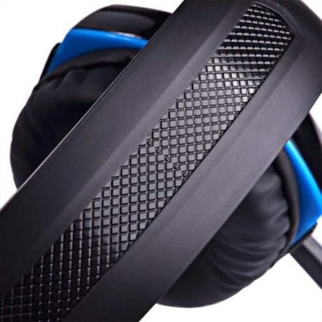 EACH G2000 GAMING HEADSET WITH HIDDEN MIC FOR COMPUTERS GAME (BLUE)