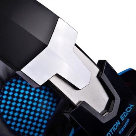 EACH G2000 GAMING HEADSET WITH HIDDEN MIC FOR COMPUTERS GAME (BLUE)