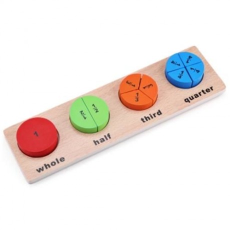 MUWANZI KIDS 3D WOODEN BUILDING BLOCK GEOMETRY MATCH TOY (COLORMIX)