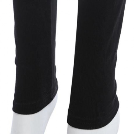 WOMEN SPORTS YOGA FITNESS RUNNING ELASTIC TIGHTS SLIM PANTS (BLACK AND GREY)