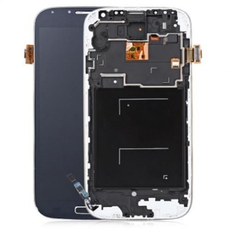 REPLACEMENT LCD SCREEN ASSEMBLY FRAME FOR SAMSUNG S4 I9505 (PURPLISH BLUE)