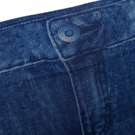 STYLISH MID WAIST PATCHED SKINNY WOMEN JEANS (BLUE)