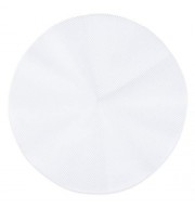 ROUND SILICONE STEAMER MESH PAD BUN BAKING PASTRY TOOL (WHITE)