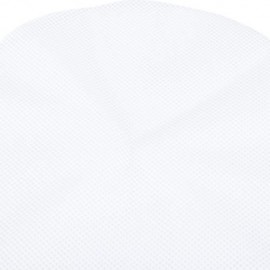 ROUND SILICONE STEAMER MESH PAD BUN BAKING PASTRY TOOL (WHITE)