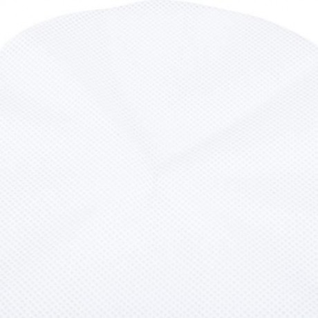 ROUND SILICONE STEAMER MESH PAD BUN BAKING PASTRY TOOL (WHITE)