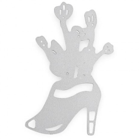 METAL FLOWER HIGH HEEL DIY CUTTING DIES STENCIL SCRAPBOOK ALBUM PAPER CARD EMBOSSING CRAFT