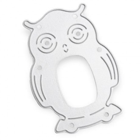 METAL OWL PATTERN DIY CUTTING DIES STENCIL SCRAPBOOK ALBUM PAPER CARD EMBOSSING CRAFT (SIL