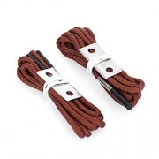 PAIRED 145CM NYLON FLINT LACES WITH STRIKER PLATE (BROWN)