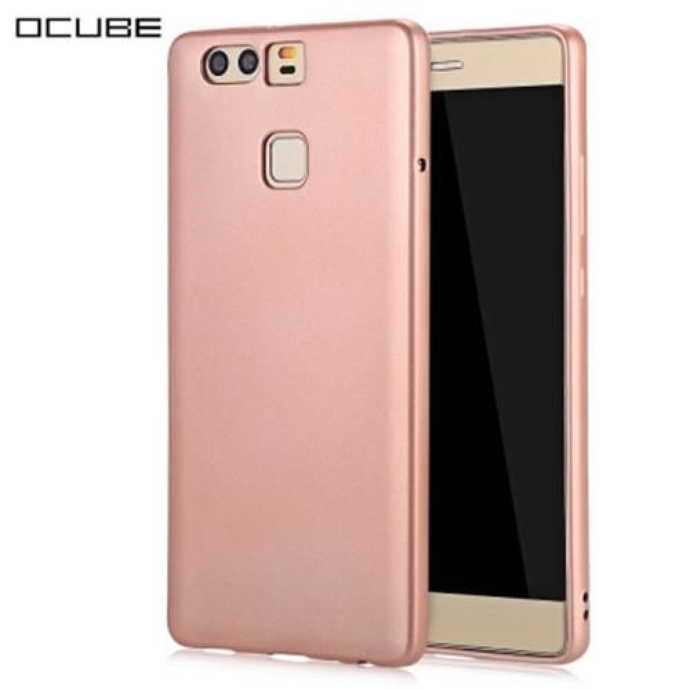 OCUBE 360 DEGREE SOFT TPU BACK COVER FOR HUAWEI P9 5.2 INCH (ROSE GOLD)